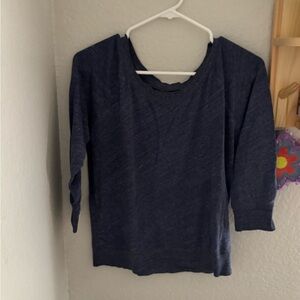 American Eagle Outfitters Dark Blue Knit Top